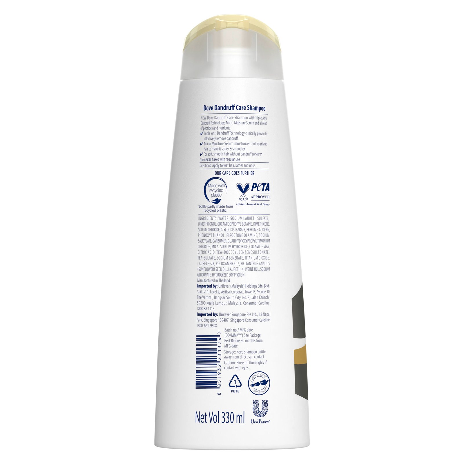 82042507 Dove - Dandruff Care Shampoo 330ml - Image 2