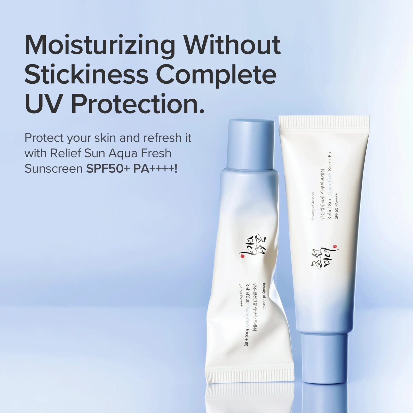 relief-sunscreen-aqua-fresh-4 Beauty of Joseon Relief Sun Aqua Fresh Rice SPF50+ 50ml - Image 3